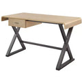 50 Gold and Black Aluminum Writing Desk