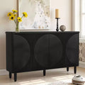 Spacious Countertop Buffet Cabinet 4-Tier Storage for Dishware Utensils