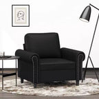 Sofá Silla Decorativa Tapizada Asiento Individual Muebles Piel Sintética