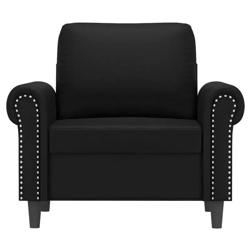 Sofá Silla Decorativa Tapizada Asiento Individual Muebles Piel Sintética
