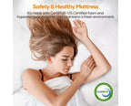 Colchón Híbrido King de 14 Pulgadas en Caja, Espuma Viscoelástica de Gel, Soporte Medio, Aislamiento de Movimiento, Cubierta Refrescante, Certificación CertiPUR-US