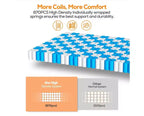 Colchón Híbrido King de 14 Pulgadas en Caja, Espuma Viscoelástica de Gel, Soporte Medio, Aislamiento de Movimiento, Cubierta Refrescante, Certificación CertiPUR-US