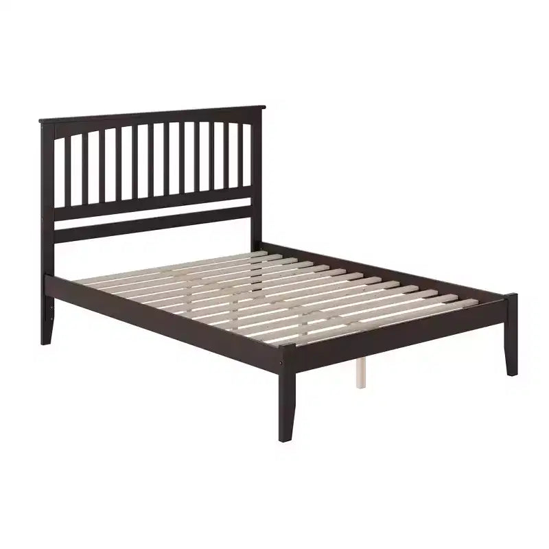 50 in.H Espresso King Size Freestanding Headboards with Bed Frame