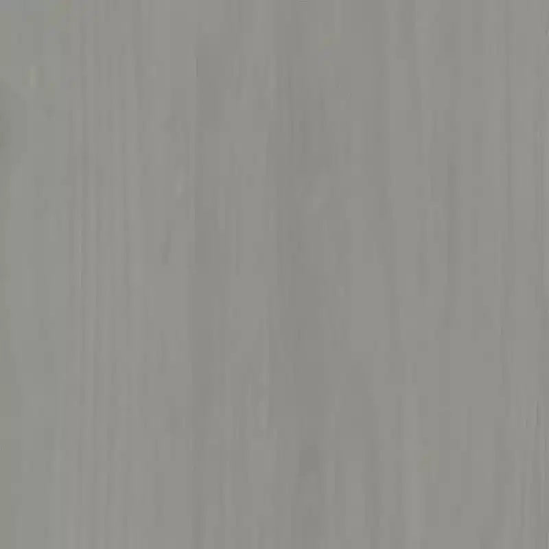 Mesita de noche gris Madera maciza de pino, madera de ingeniería, metal
