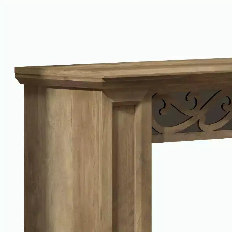 Consola con diseño decorativo calado en marrón 46.5 A x 11.6 P x 45.9 Al