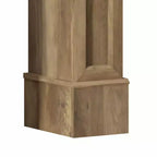 Consola con diseño decorativo calado en marrón 46.5 A x 11.6 P x 45.9 Al