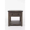 Rustic Reclaimed Pine Farmhouse End Table