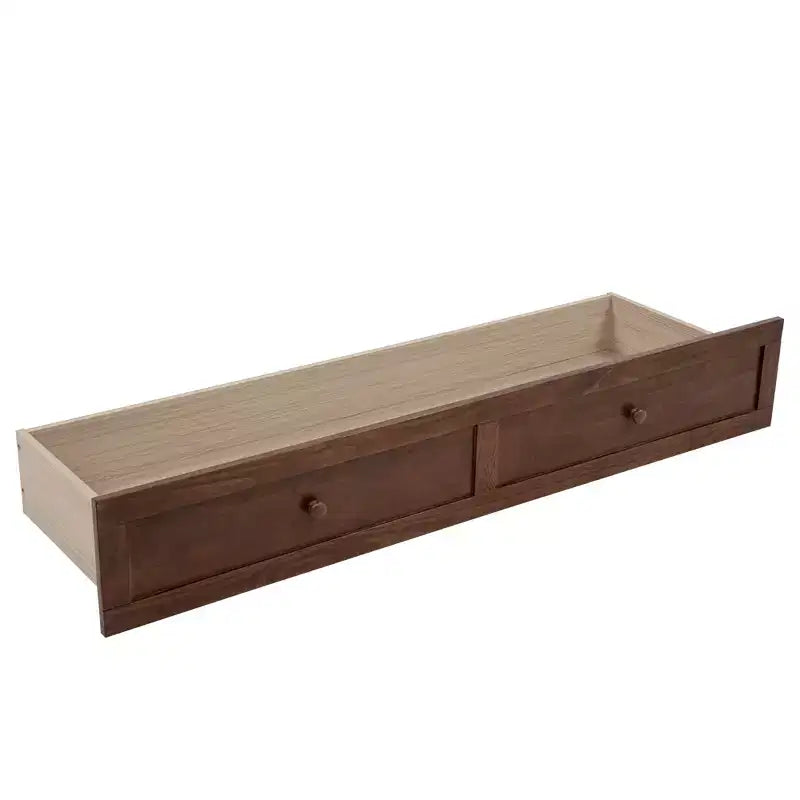 Cama Murphy tamaño Queen con cajón grande, estación de energía y panel de ratán para sala de estar y apartamentos pequeños