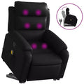 Power Lift Massage Recliner Chair Faux Leather with Padded Armrests