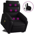 Power Lift Massage Recliner Chair Faux Leather with Padded Armrests