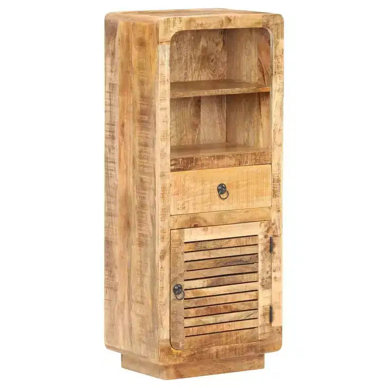 Highboard 17.7x12.6x43.3 Rough Mango Wood