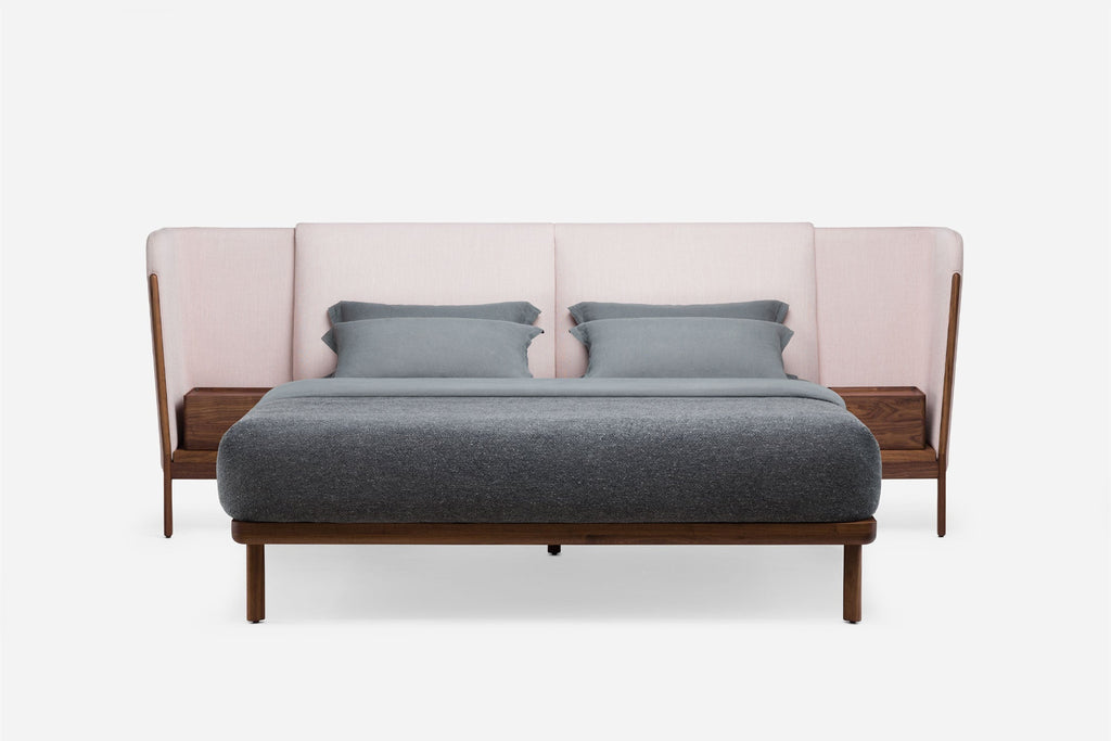 CAMA DUBOIS, CABECERO BAJO, CON MESITAS DE NOCHE