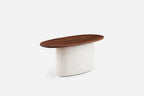 MESA AUXILIAR OVAL GRACIOSA