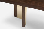 MESA DE COMEDOR IZAR CON LATÓN