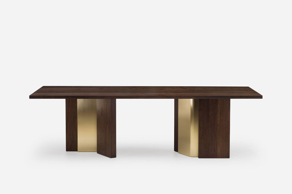 MESA DE COMEDOR IZAR CON LATÓN
