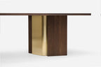 MESA DE COMEDOR IZAR CON LATÓN