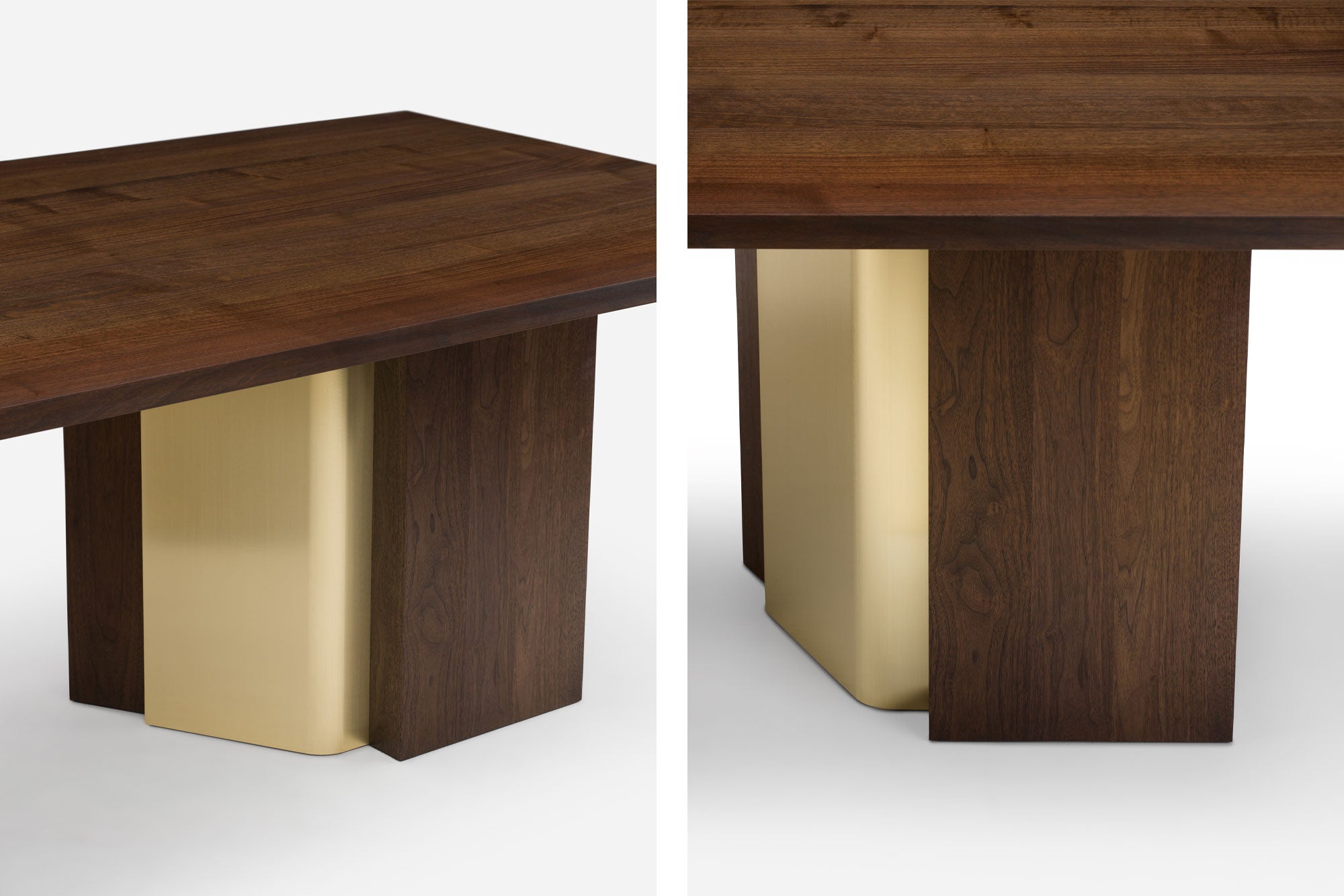 MESA DE COMEDOR IZAR CON LATÓN