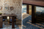 MESA DE COMEDOR IZAR CON LATÓN