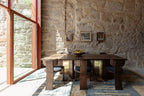 MESA DE COMEDOR IZAR CON LATÓN