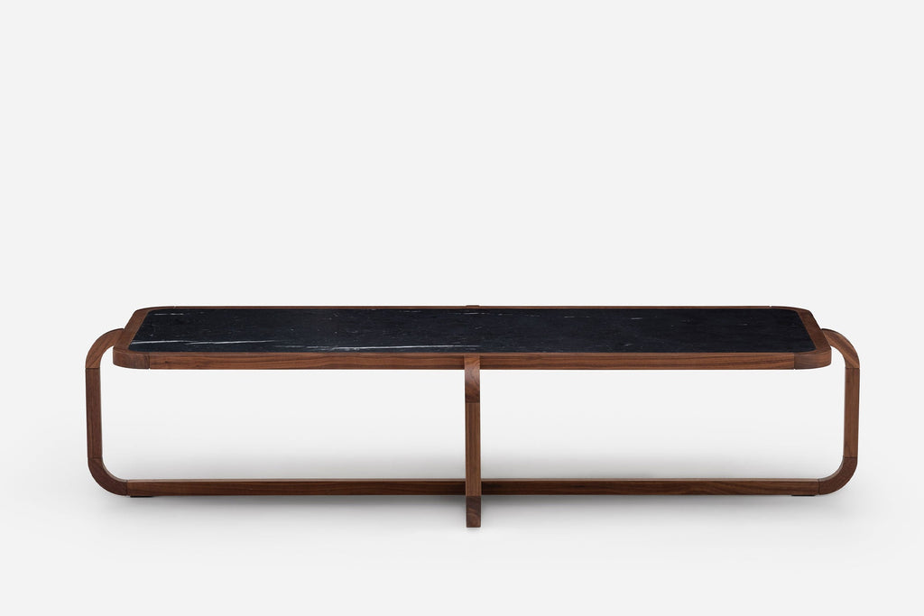 MESA DE CENTRO ALPHA CON CUBIERTA DE PIEDRA