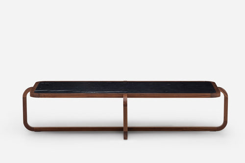MESA DE CENTRO ALPHA CON CUBIERTA DE PIEDRA