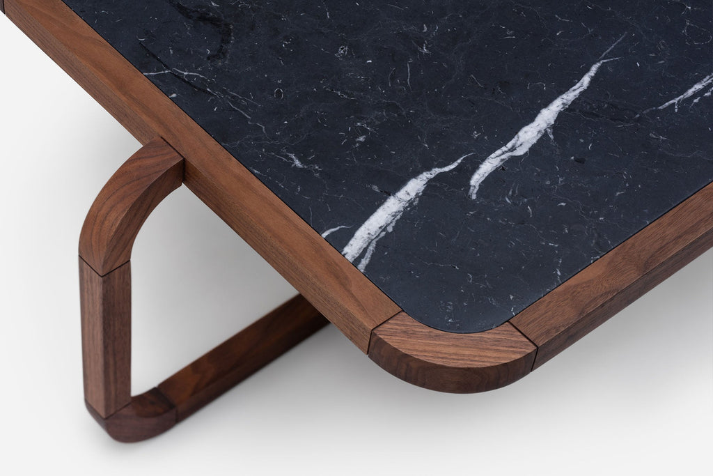 MESA DE CENTRO ALPHA CON CUBIERTA DE PIEDRA