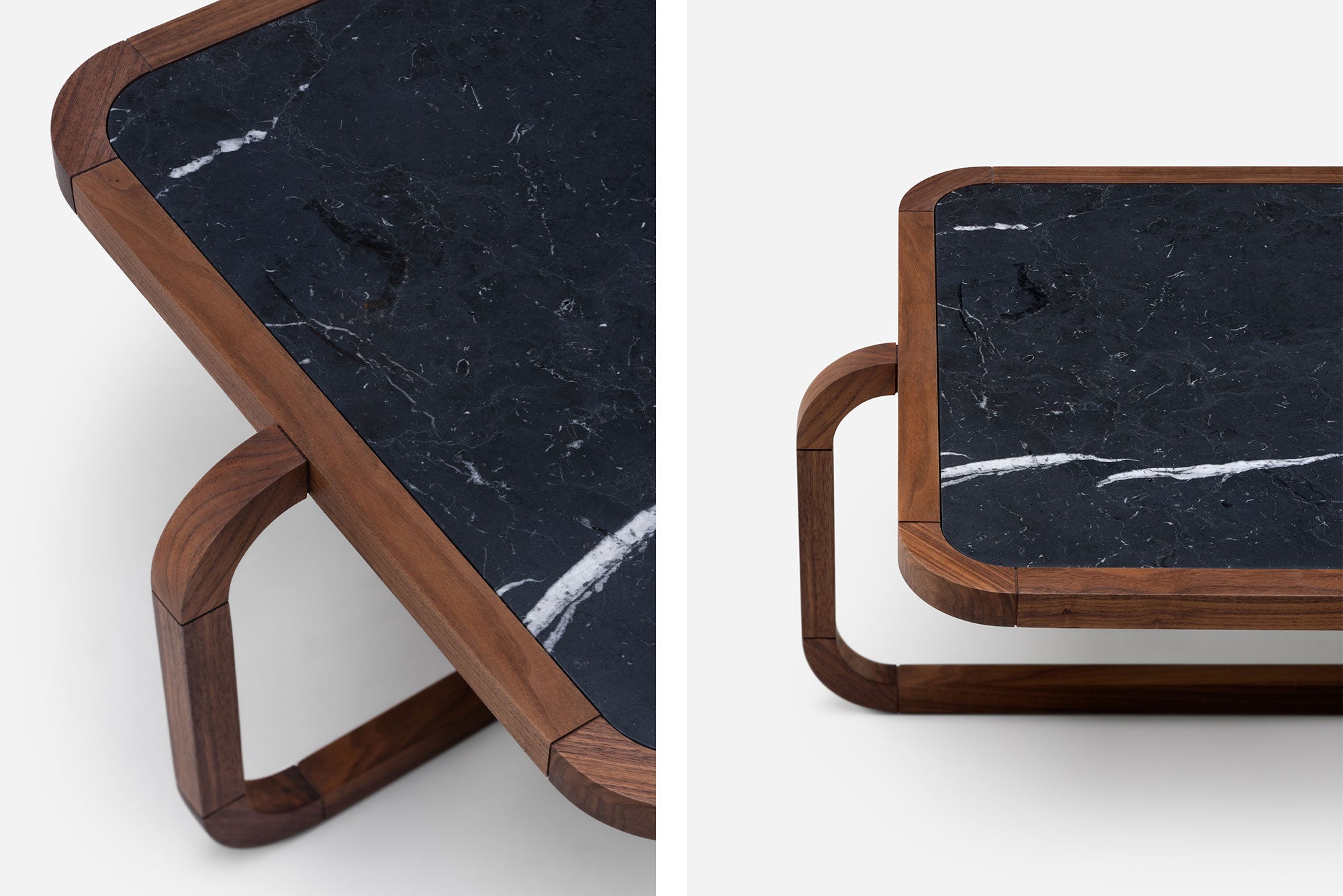 MESA DE CENTRO ALPHA CON CUBIERTA DE PIEDRA