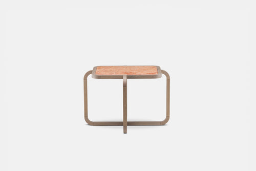 MESA AUXILIAR ALPHA CON CUBIERTA DE PIEDRA