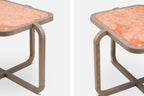 MESA AUXILIAR ALPHA CON CUBIERTA DE PIEDRA