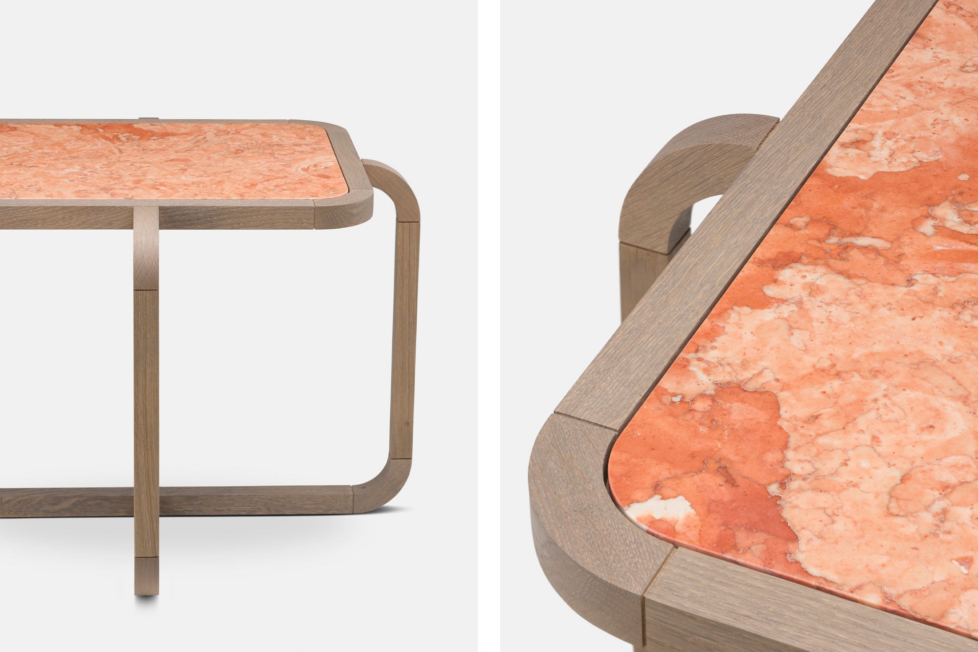 MESA AUXILIAR ALPHA CON CUBIERTA DE PIEDRA