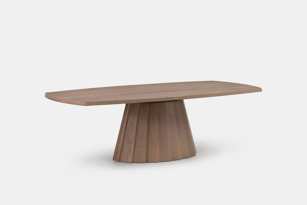 MESA DE COMEDOR ORION - BASE DE MADERA