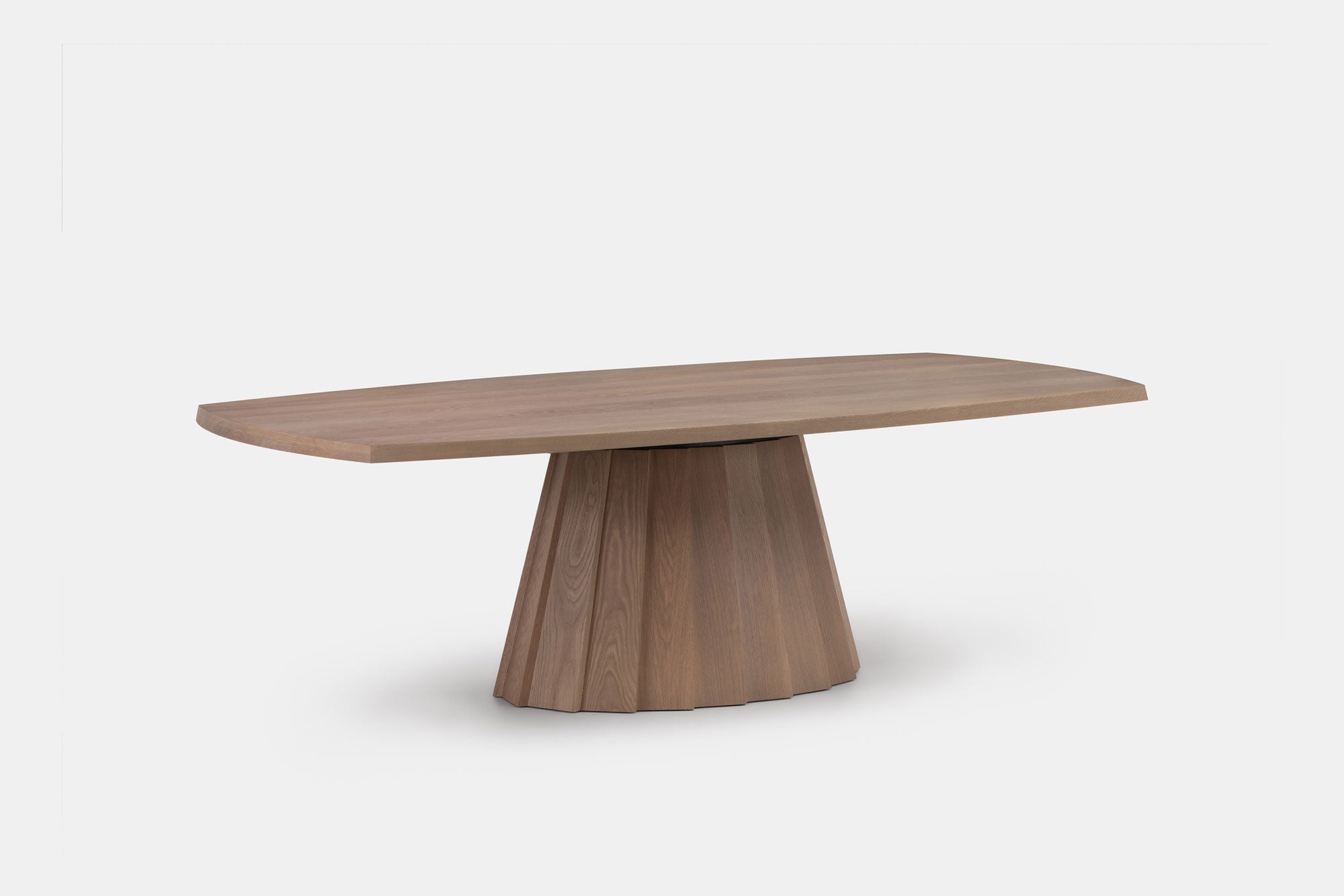 MESA DE COMEDOR ORION - BASE DE MADERA