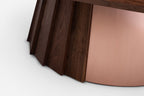 MESA DE COMEDOR ORION - BASE DE MADERA Y METAL