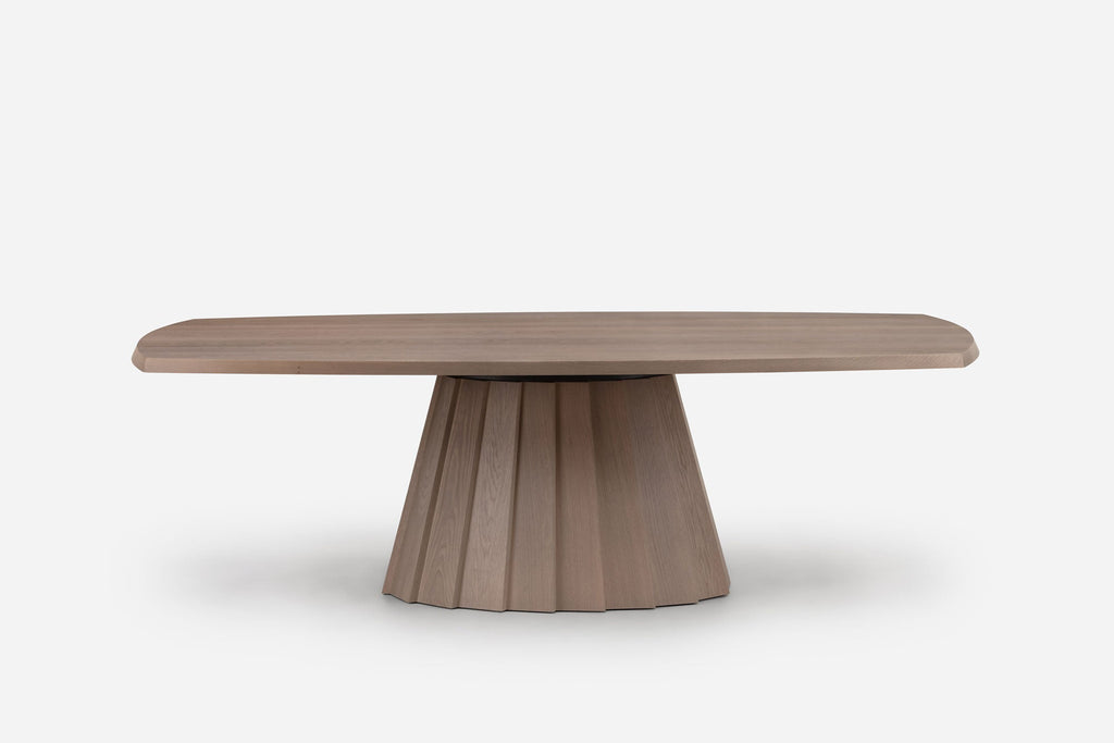 MESA DE COMEDOR ORION - BASE DE MADERA