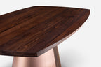MESA DE COMEDOR ORION - BASE DE MADERA Y METAL