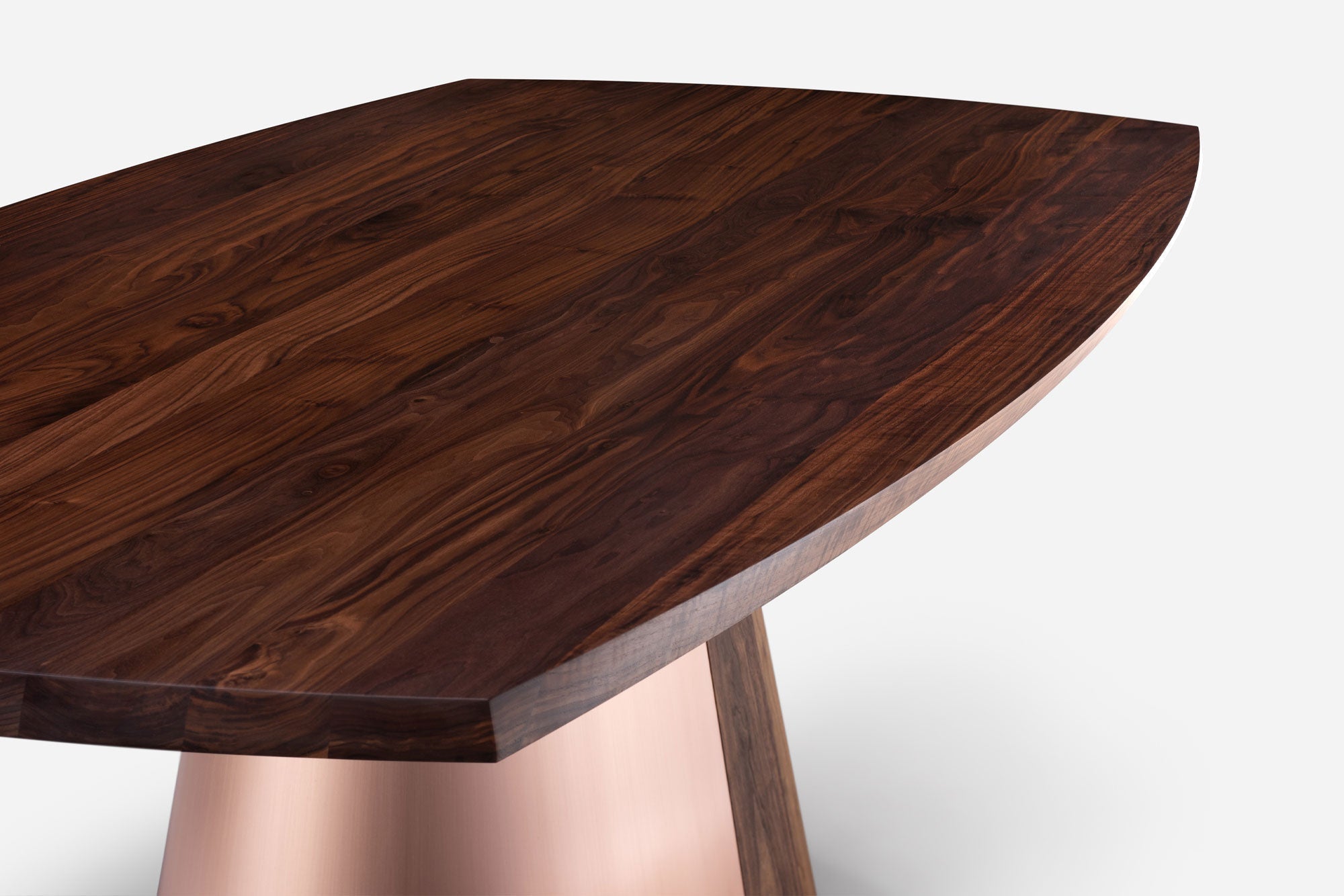 MESA DE COMEDOR ORION - BASE DE MADERA Y METAL
