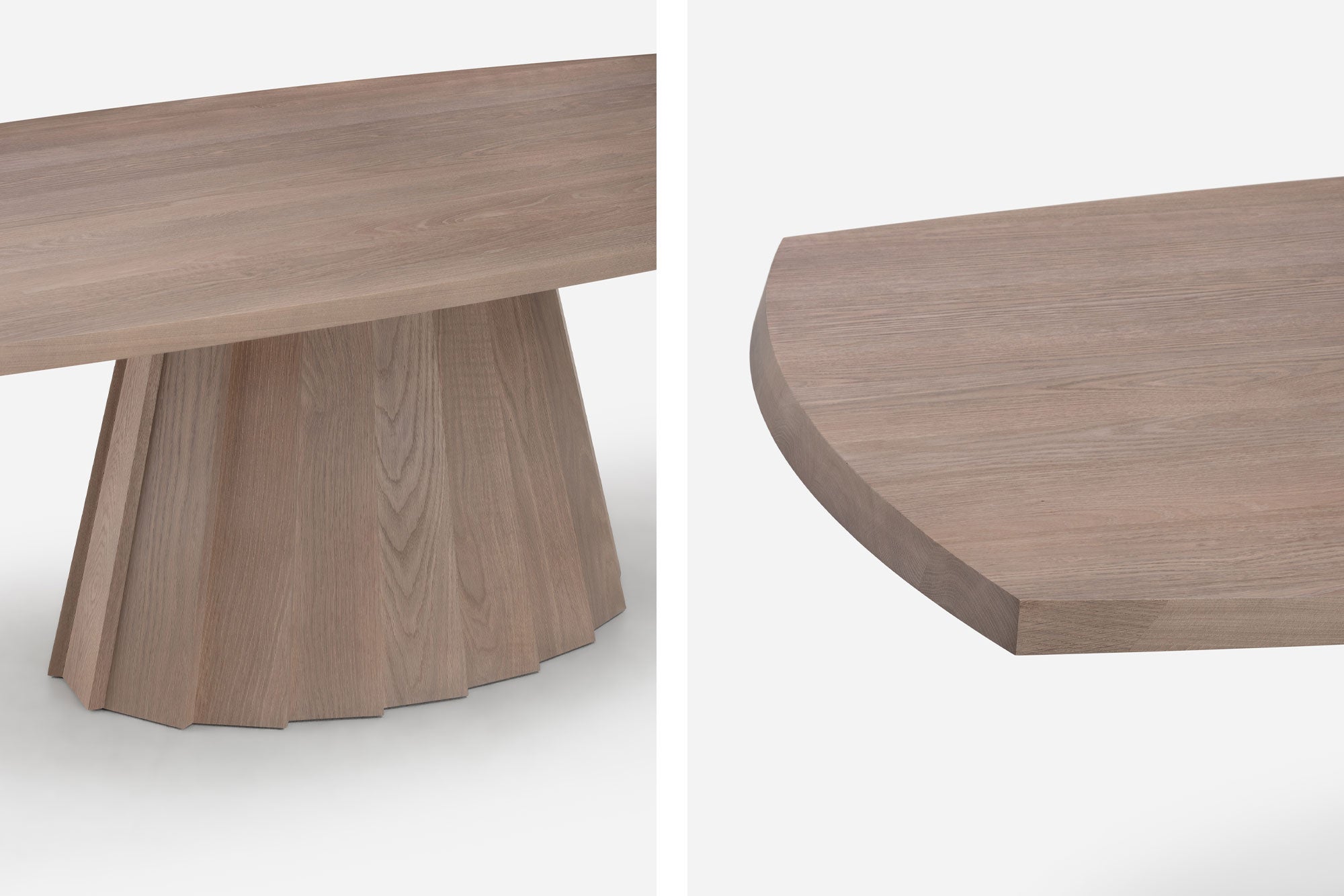 MESA DE COMEDOR ORION - BASE DE MADERA