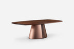 MESA DE COMEDOR ORION - BASE DE MADERA Y METAL