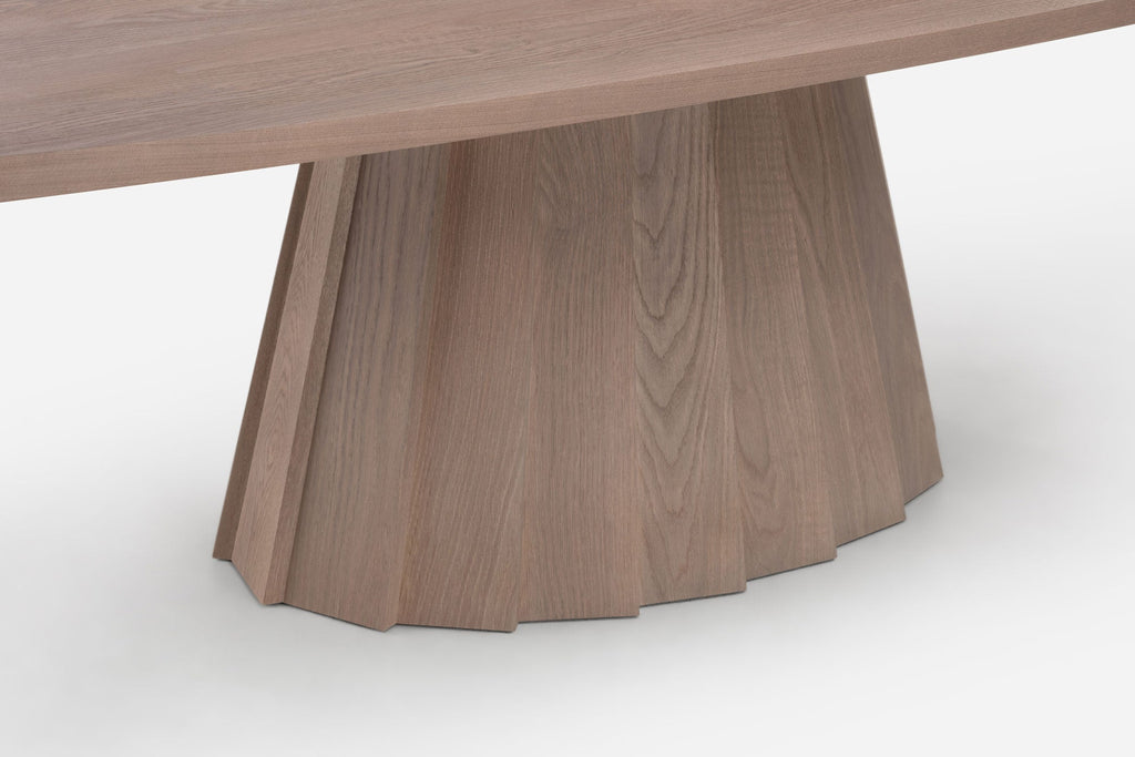 MESA DE COMEDOR ORION - BASE DE MADERA