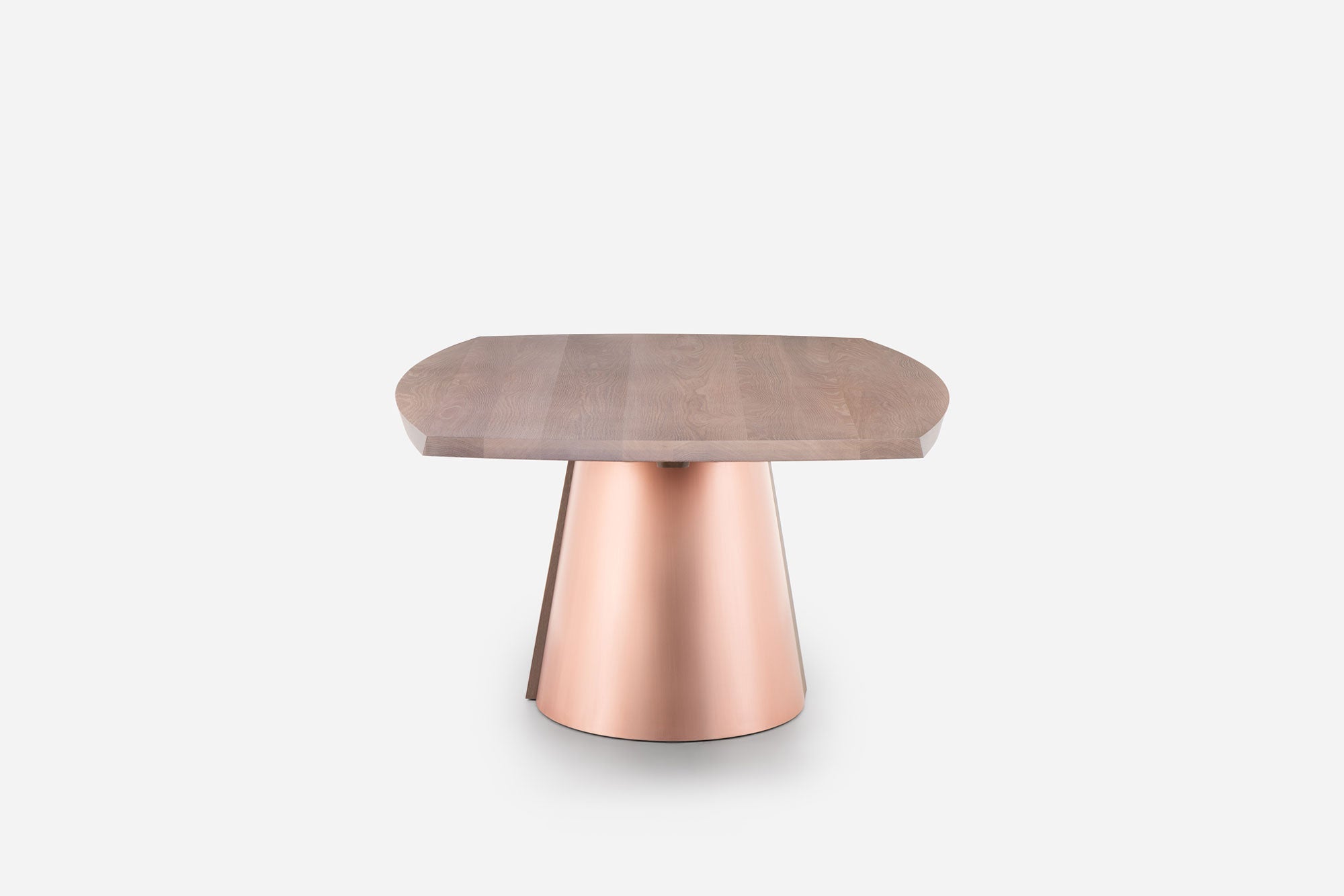 MESA DE COMEDOR ORION - BASE DE MADERA Y METAL
