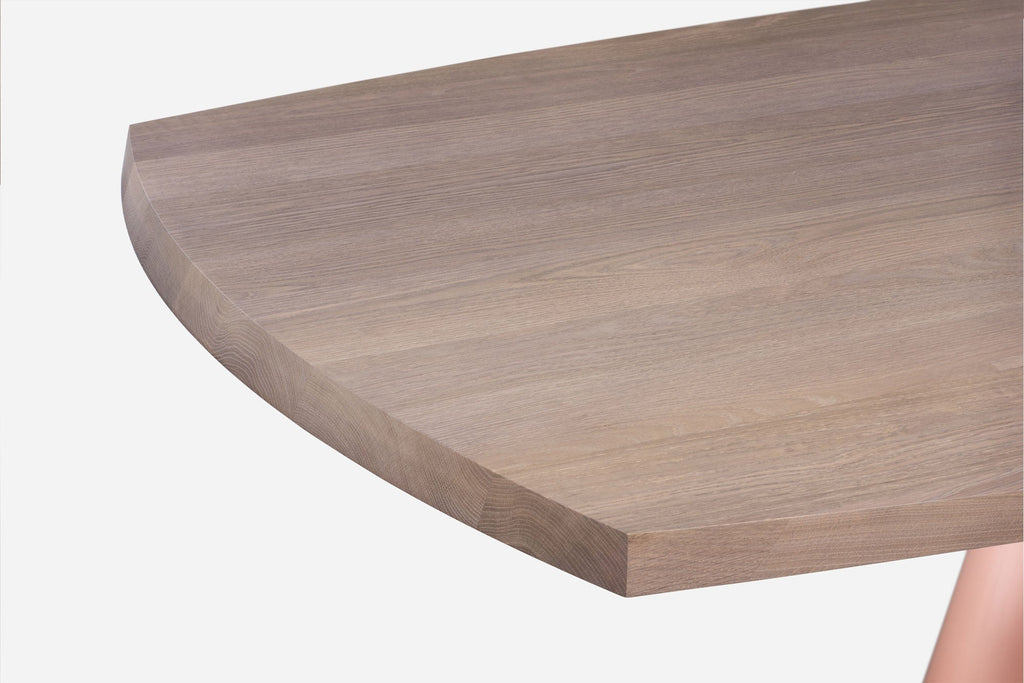 MESA DE COMEDOR ORION - BASE DE MADERA Y METAL