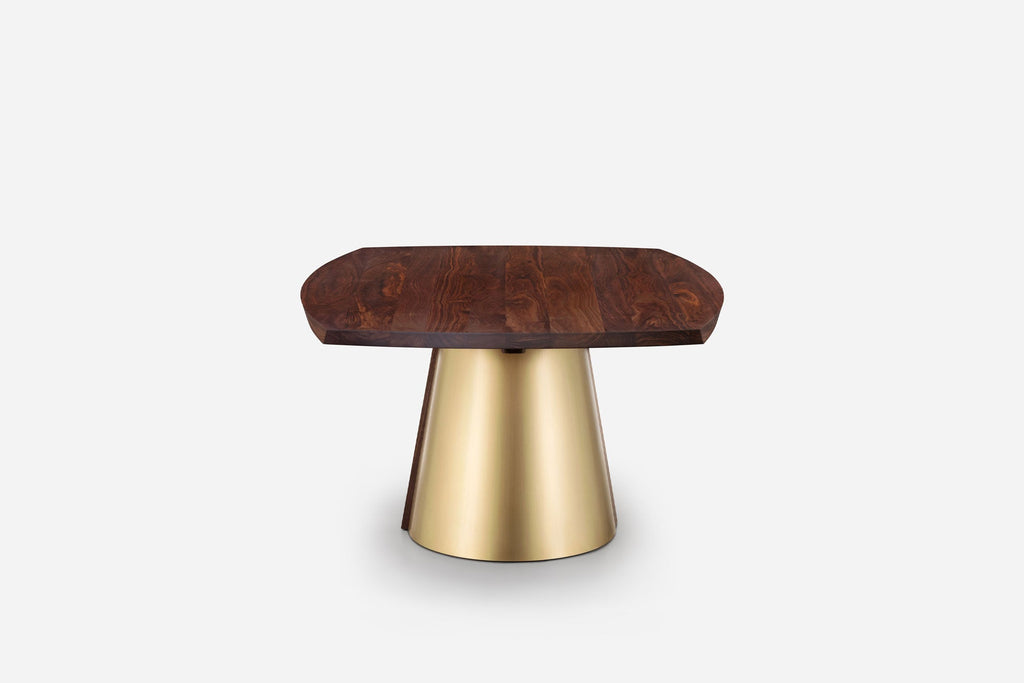 MESA DE COMEDOR ORION - BASE DE MADERA Y METAL