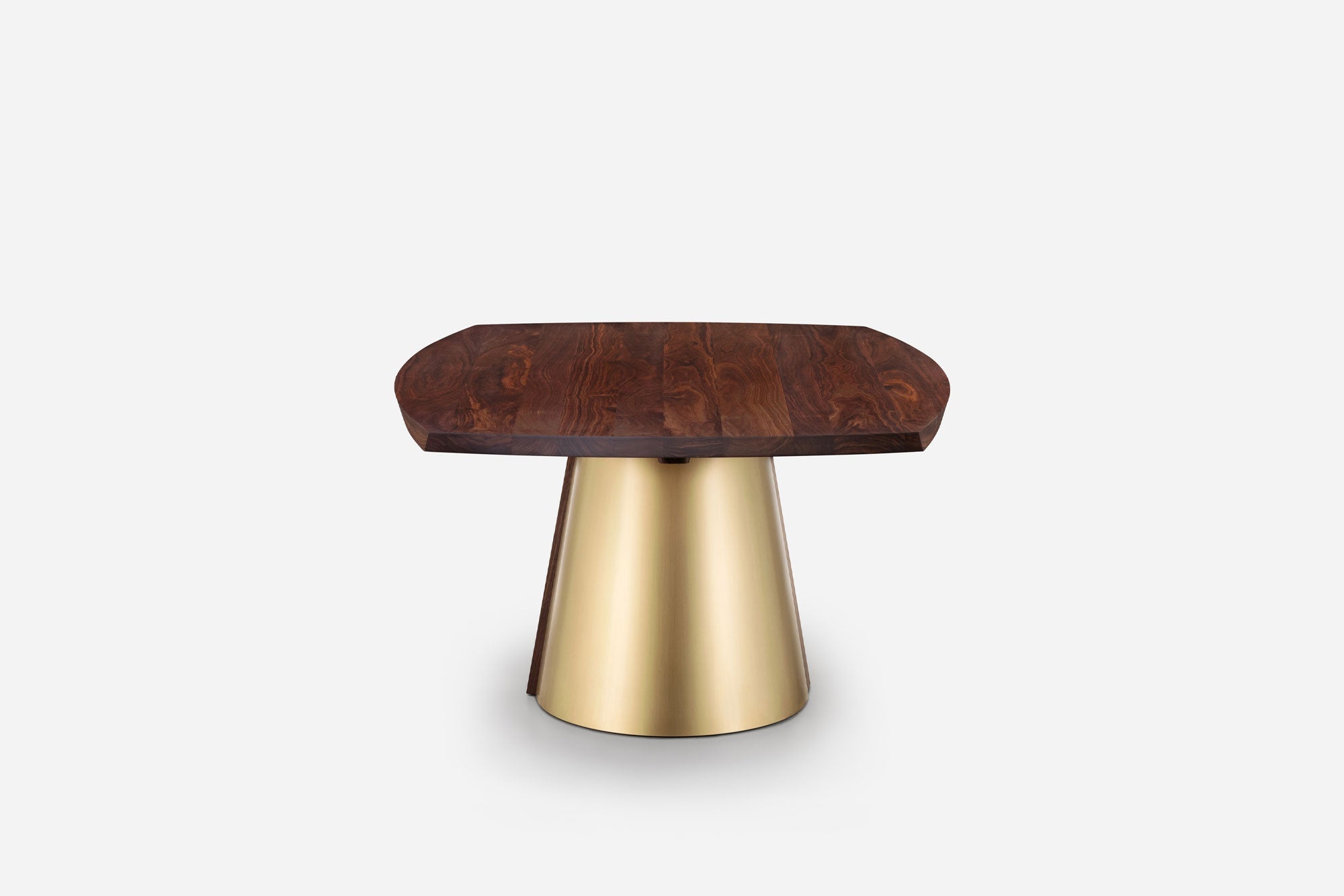 MESA DE COMEDOR ORION - BASE DE MADERA Y METAL