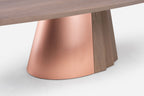 MESA DE COMEDOR ORION - BASE DE MADERA Y METAL