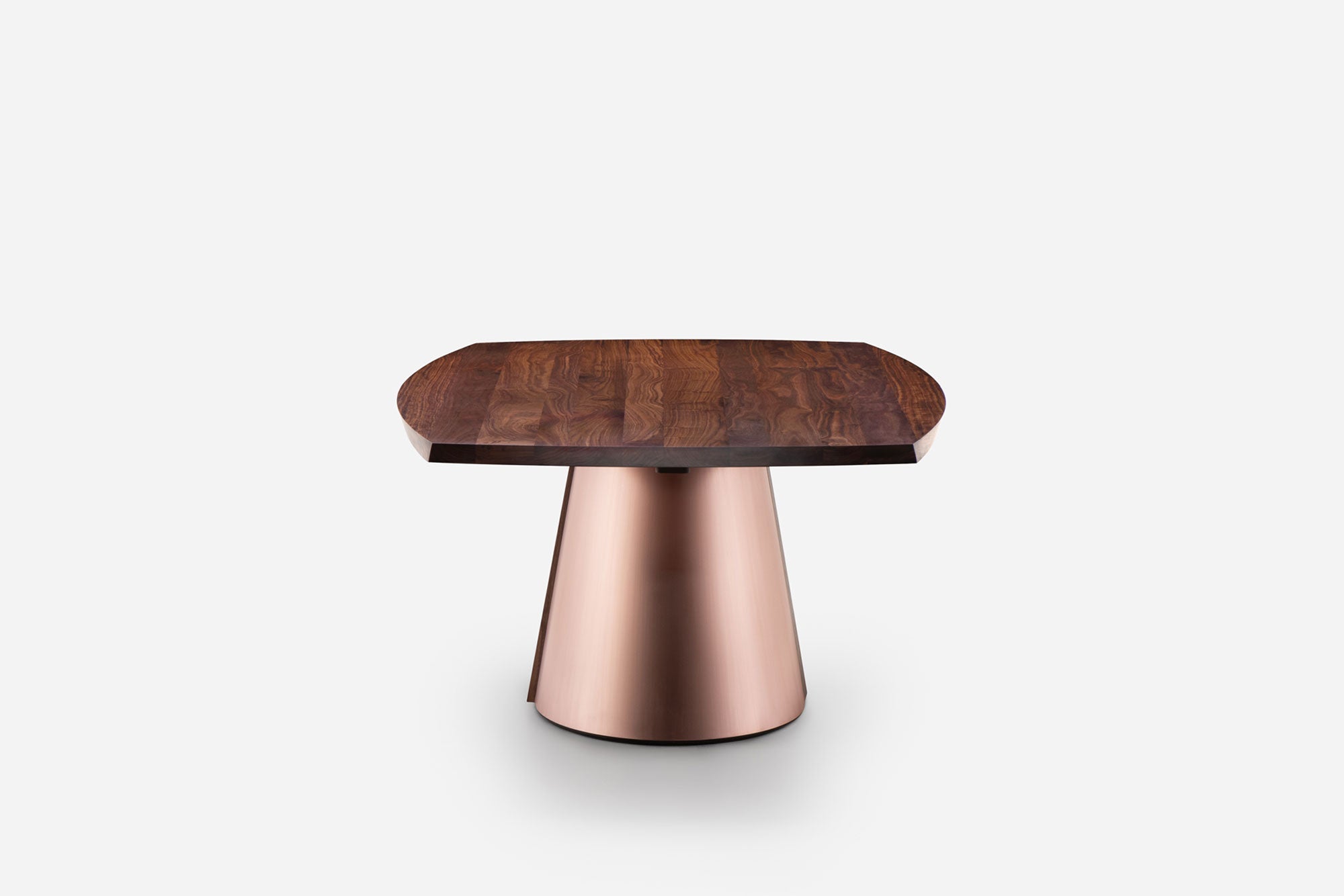 MESA DE COMEDOR ORION - BASE DE MADERA Y METAL