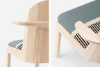VEINTICINCO SILLONES DE COMEDOR CON TAPICERÍA MANTA GIL