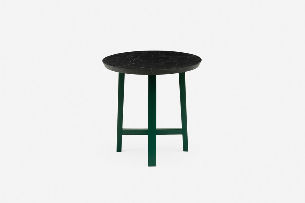 MESA AUXILIAR TRIO CON CUBIERTA DE PIEDRA