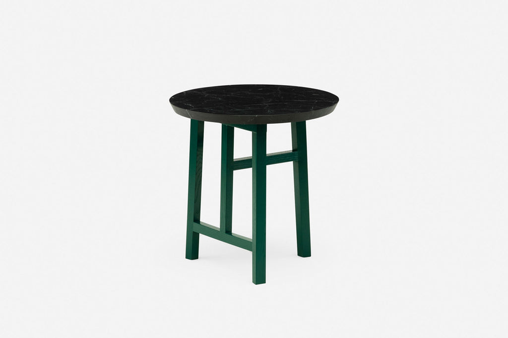 MESA AUXILIAR TRIO CON CUBIERTA DE PIEDRA