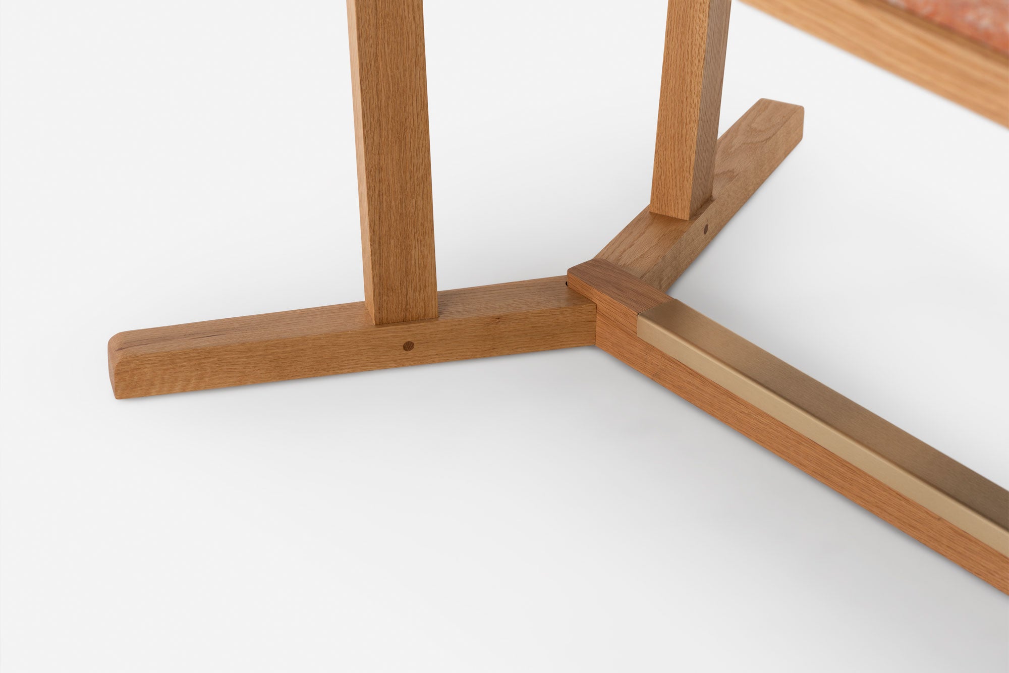 MESA DE COMEDOR SHAKER CON ENCIMERA DE PIEDRA
