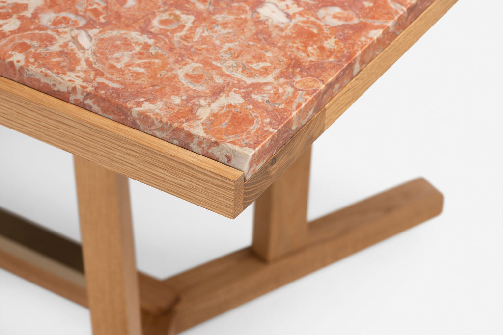 MESA DE COMEDOR SHAKER CON ENCIMERA DE PIEDRA